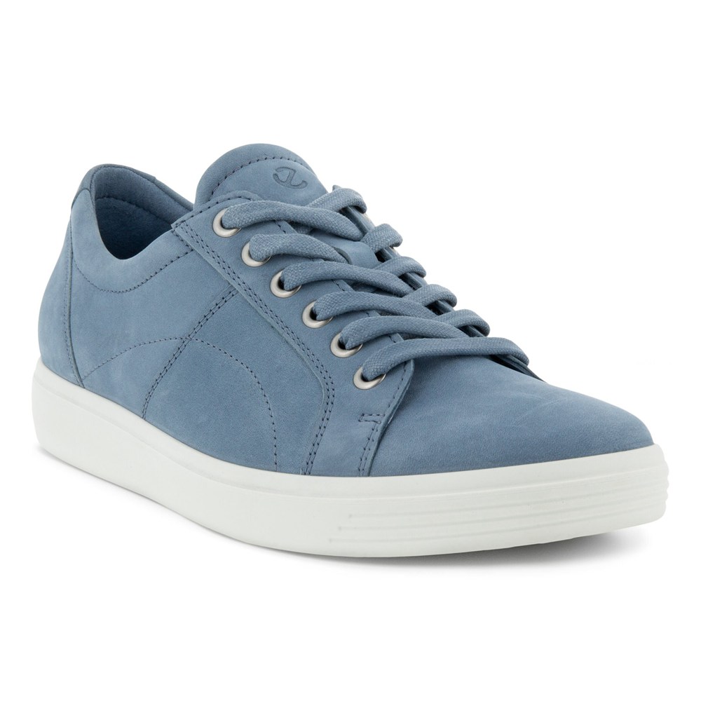 ECCO Womens Sneakers Blue - Soft Classic - QCG-784295